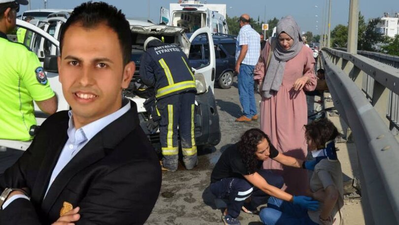 Antalya'daki kazada özel güvenlik görevlisi öldü, 4 kişi yaralı