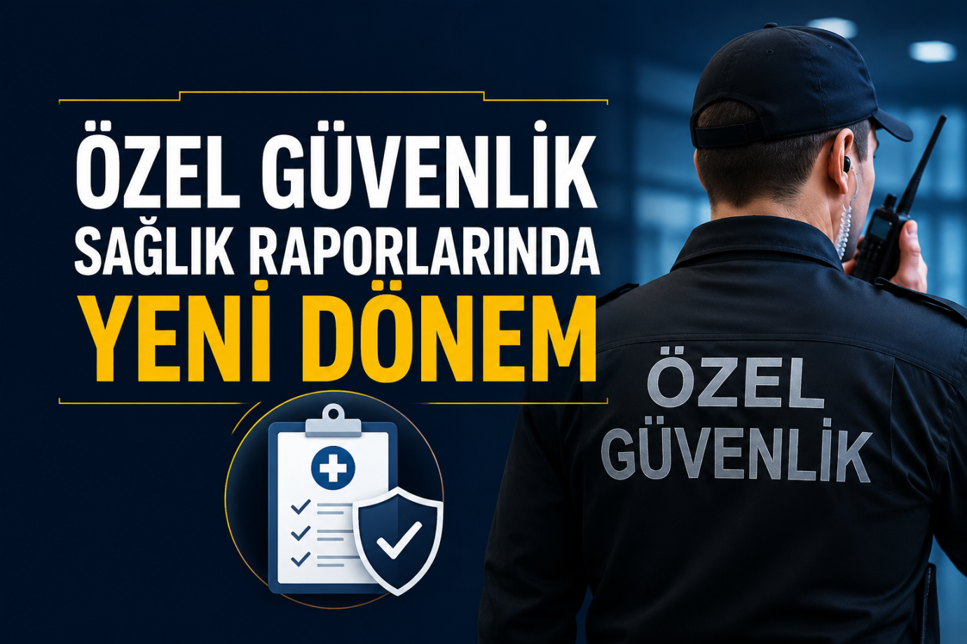 Özel Güvenlik Sağlık Raporlarında Yeni Dönem Başladı
