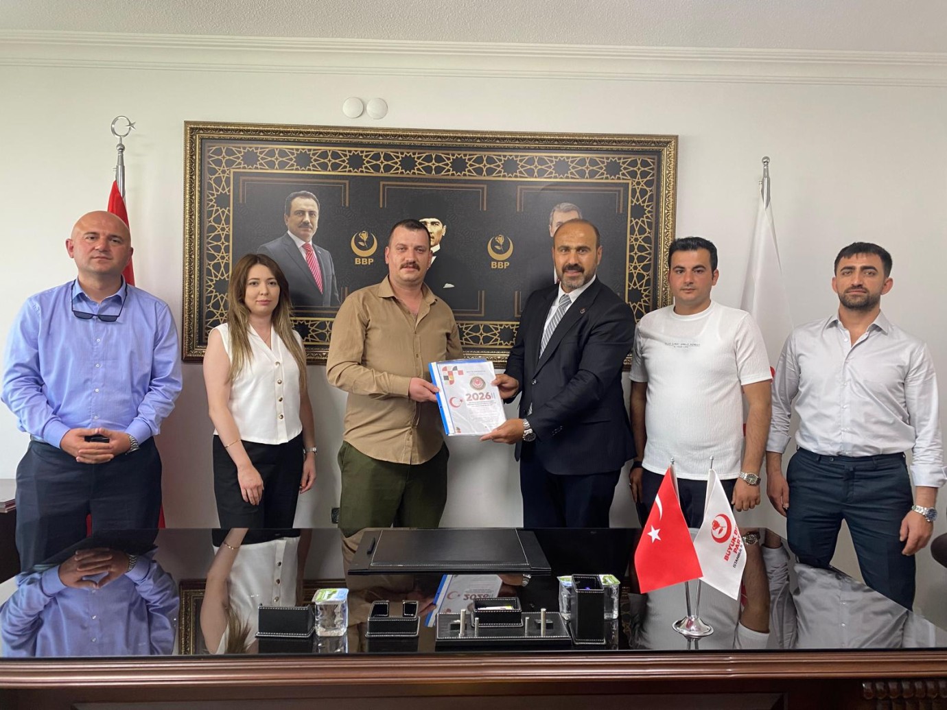 BBP İstanbul İl Başkanlığı'na Koruma ve Güvenlik Personelinin Taleplerini İçeren Ziyaret