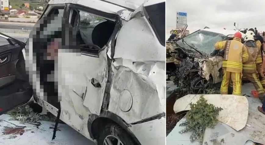 Arnavutköy'de trafik kazası: Güvenlik görevlisi hayatını kaybetti
