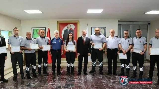 Giresun Valisi Mehmet Fatih Serdengeçti, Özel Güvenlik Görevlilerini Makamında Kabul Etti