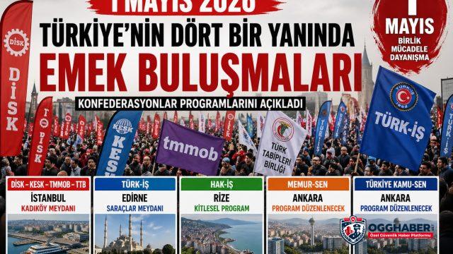 1 Mayıs 2026 Türkiye’nin Dört Bir Yanında Kutlanacak