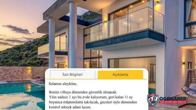 11 ay müştemilatta kalacak silahlı güvenlik görevlisi aranıyor