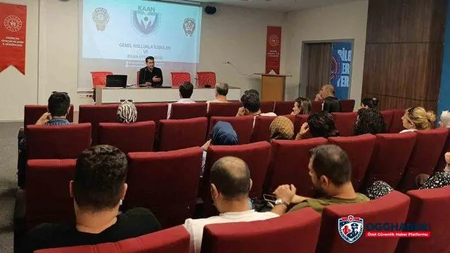 Yurtlarda görevli 120 özel güvenlik personeli eğitim programına katıldı
