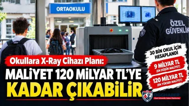 Okullara X-Ray Cihazı Planı: Maliyet 120 Milyar TL’ye Kadar Çıkabilir