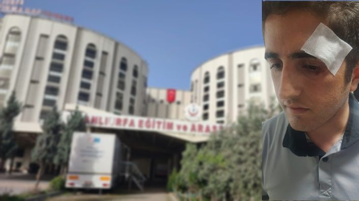Eyyübiye Hastanesinde Güvenlik Görevlisine Saldırı